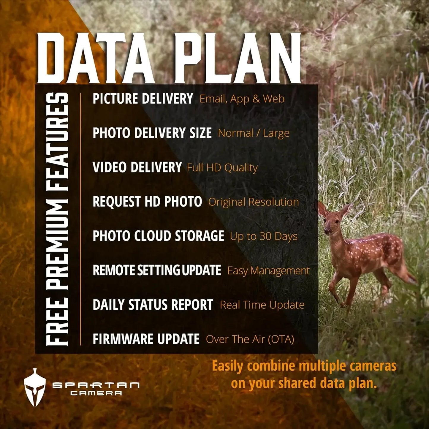 Spartan Camera GoCam2 Dual Pack Trail Camera 4G LTE NightVision