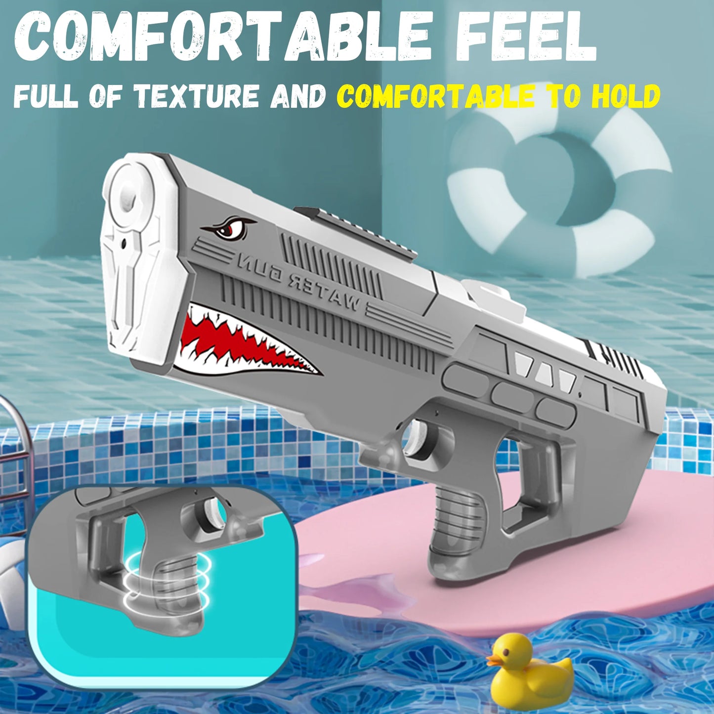 Hign-concerned Shark Electric Water Gun With Long Range