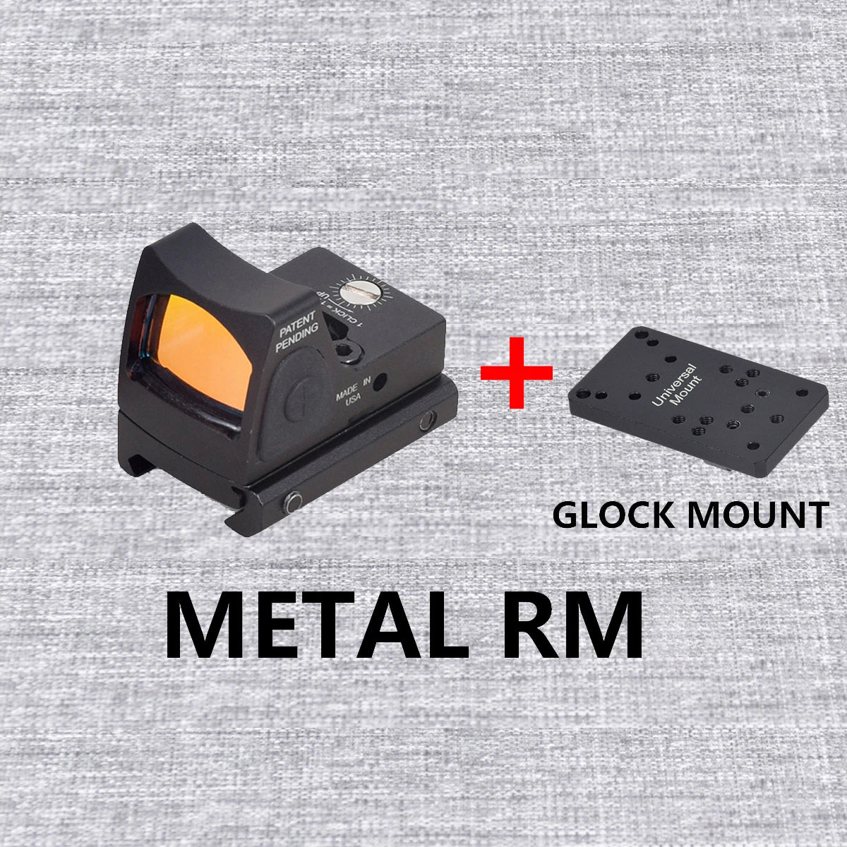 Tactical RM S Red Dot Sight Collimator Reflex For G17 Scope Optics Riflescope Fit Airsoft Weapons 20mm Rail Hunting