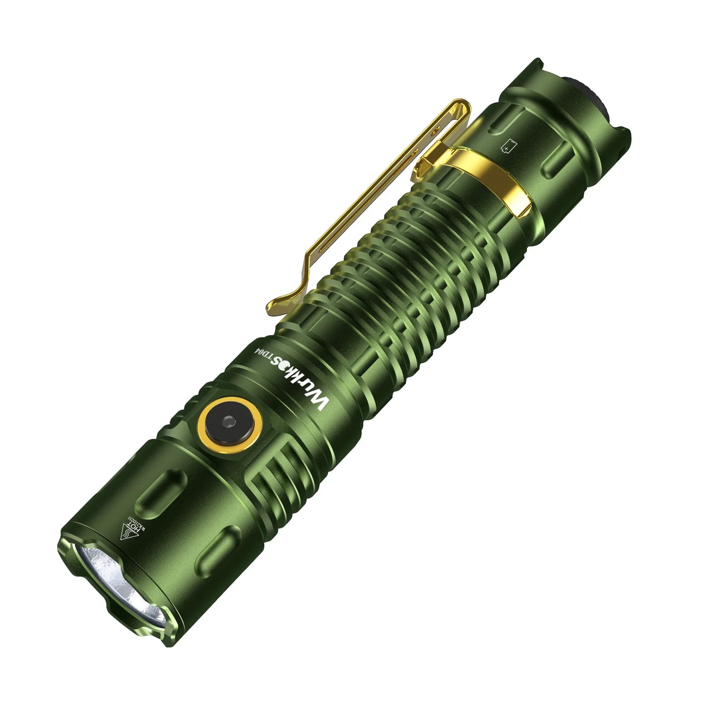 Wurkkos TD04 Rechargeable Dual Mode Tactical LED Flashlight USBC IP68