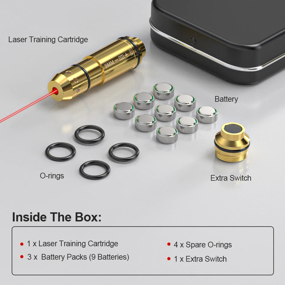 Red Dot Laser Training Cartridge Pistol Dry Fire Trainer