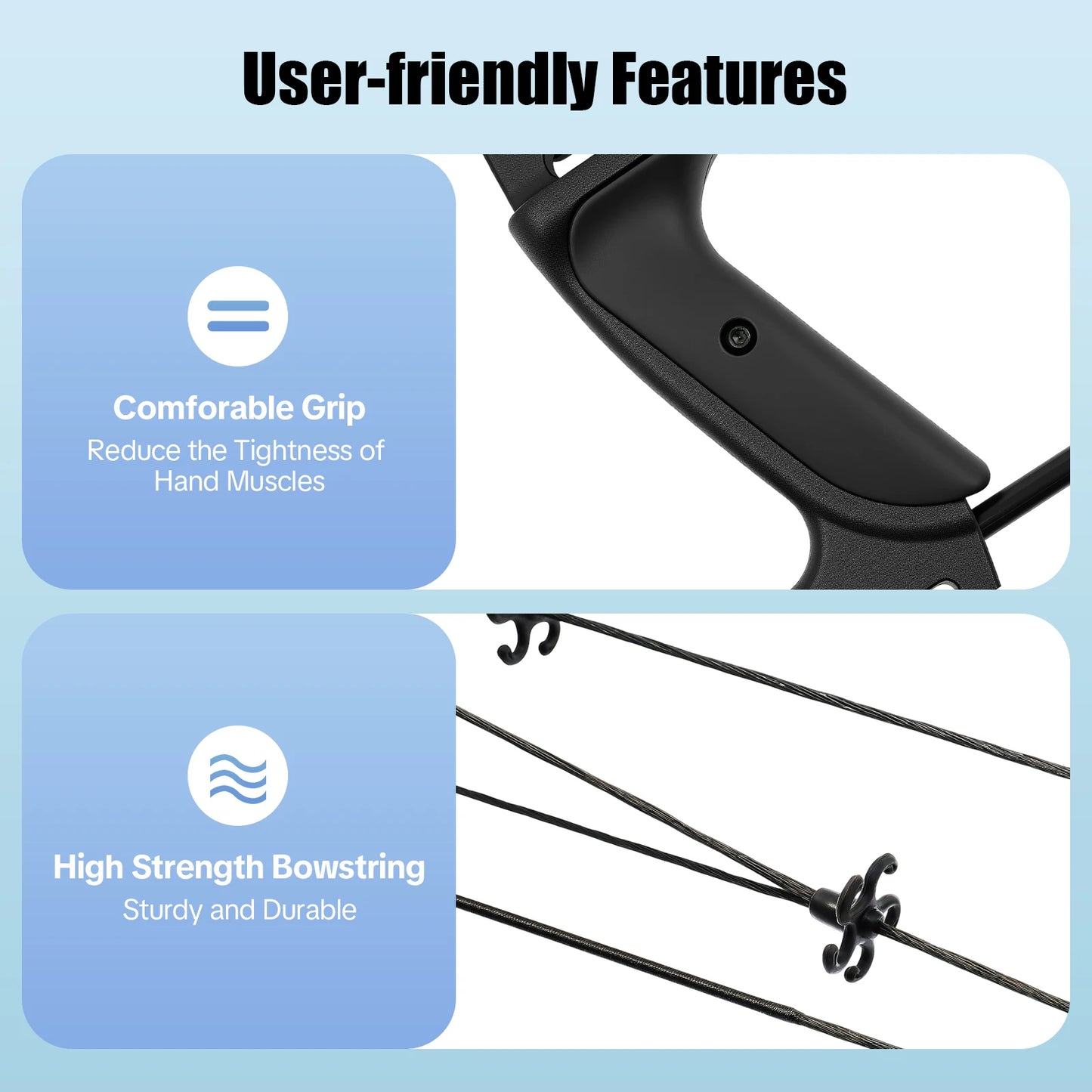 Compound Bow For Adults With Right Hand 3 Pin Lighted Sight Hunting Kit