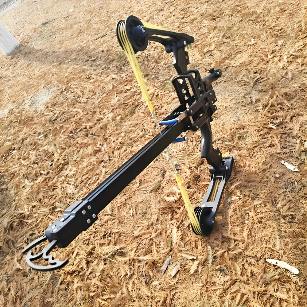 Compound Bow With All Metal Construction And Adjustable Aim