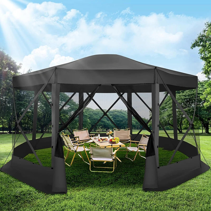 COBIZICN Pop Up Gazebo Canopy With Mosquito Netting Shelter