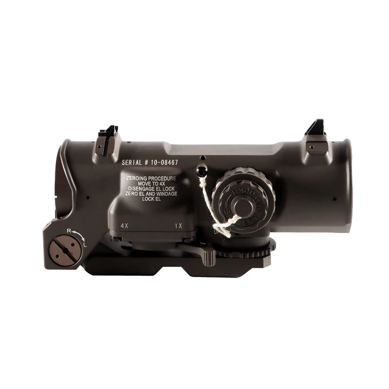 Bestsight 1x4x Fixed Dual Purpose Rifle Scope With Red Dot