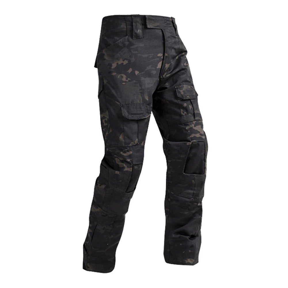 Combat Pants Tactical Camouflage Multicam For Outdoor Trekking Hunting