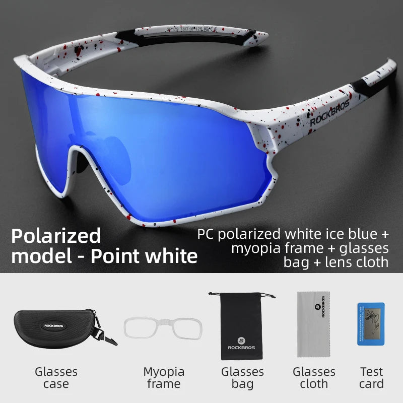 ROCKBROS Polarized UV400 Sunglasses For Outdoor Sports Cycling