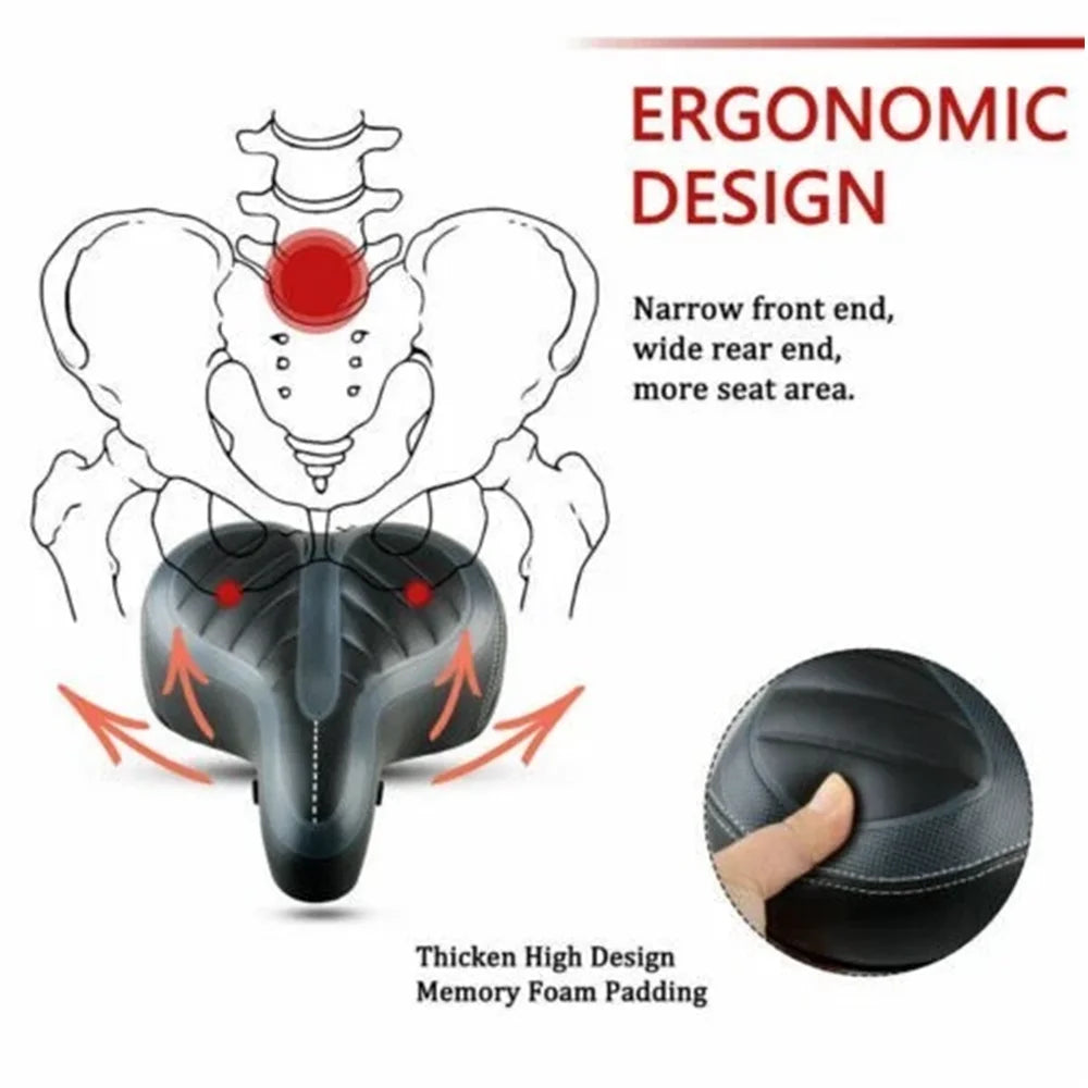 Hign-concerned MTB Bike Saddle PU Waterproof Cushion Ergonomic