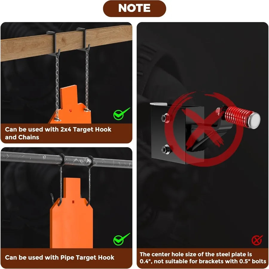 AR 500 Steel Target Silhouette Laser Cut Heavy Duty Plate