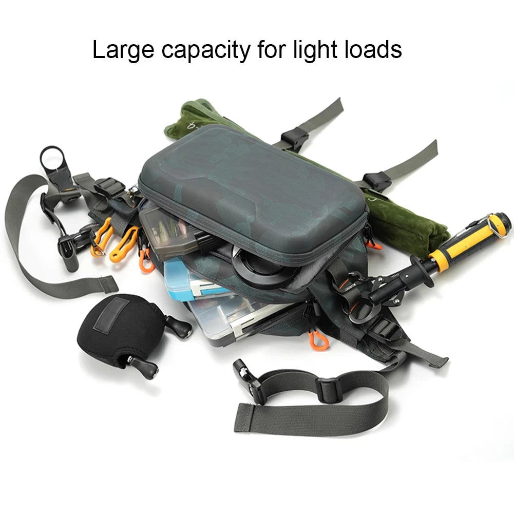 JOCESTYLE Fishing Fanny Pack Waterproof Tackle Storage Bag