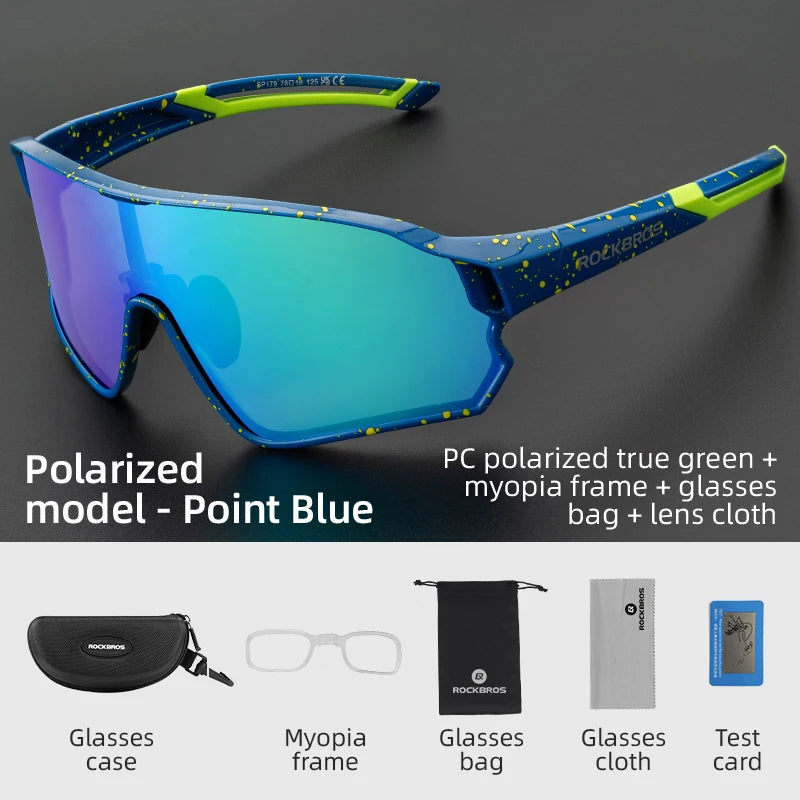 ROCKBROS Polarized UV400 Sunglasses For Outdoor Sports Cycling