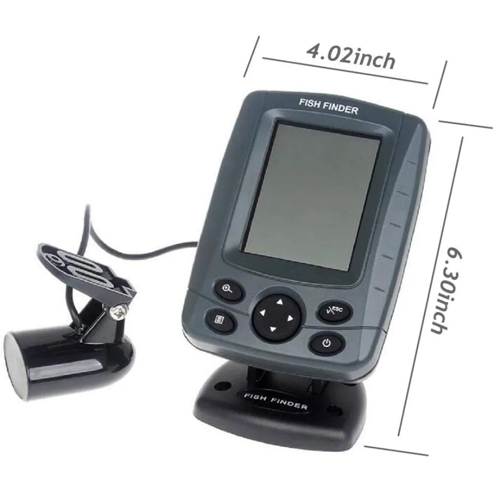 Dual Frequency Fish Finder 200KHz 83KHz Multilingual Autozoom