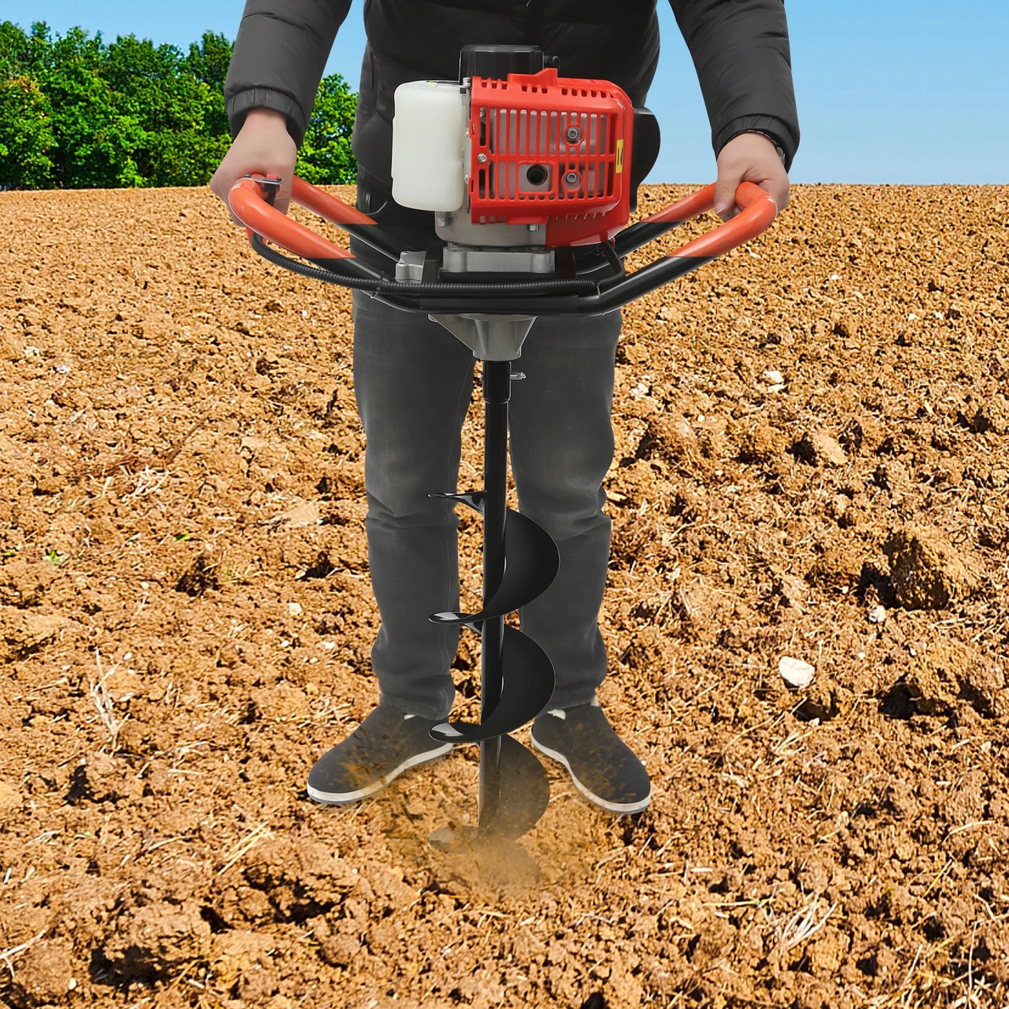 Hign-concerned Chemical 2.3HP Earth Auger Post Hole Digger Kit