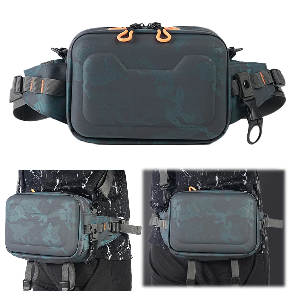 JOCESTYLE Fishing Fanny Pack Waterproof Tackle Storage Bag