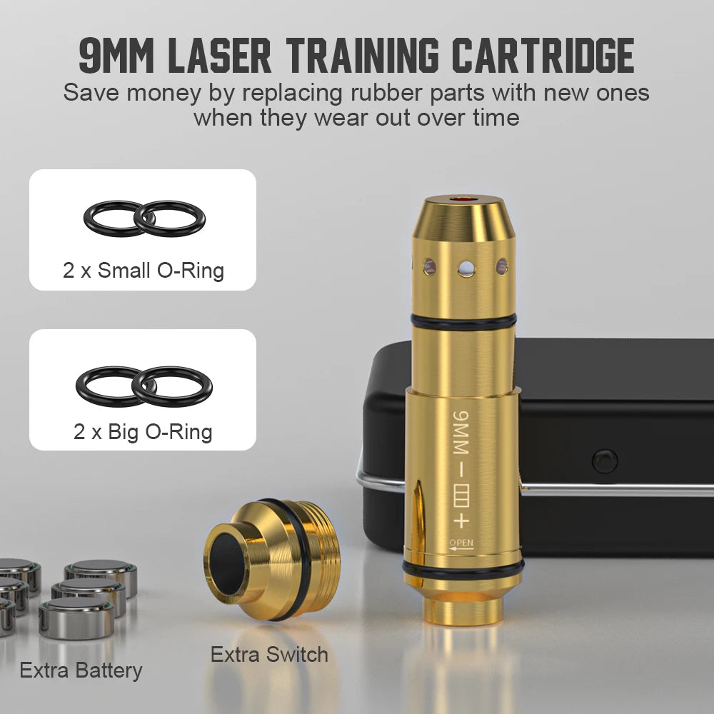 Red Dot Laser Training Cartridge Pistol Dry Fire Trainer