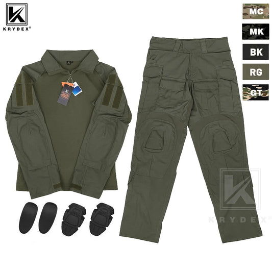 KRYDEX Tactical Combat G3 Uniform Set Shirt And Pants Kit