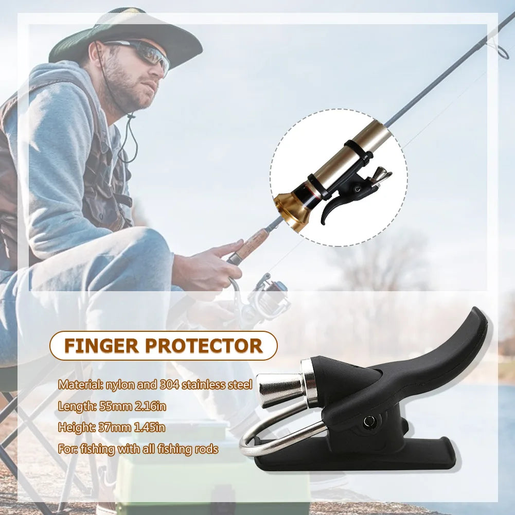 VKTECH Breakaway Cannon Marine Fishing Rod Clamp Finger Protector