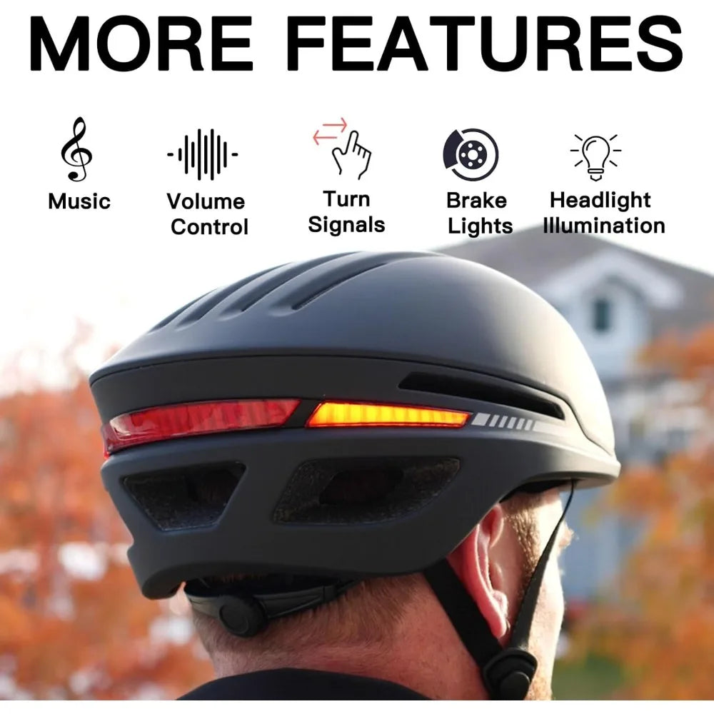 High Concerned Chemical Smart Bike Helmet With Built In Speakers