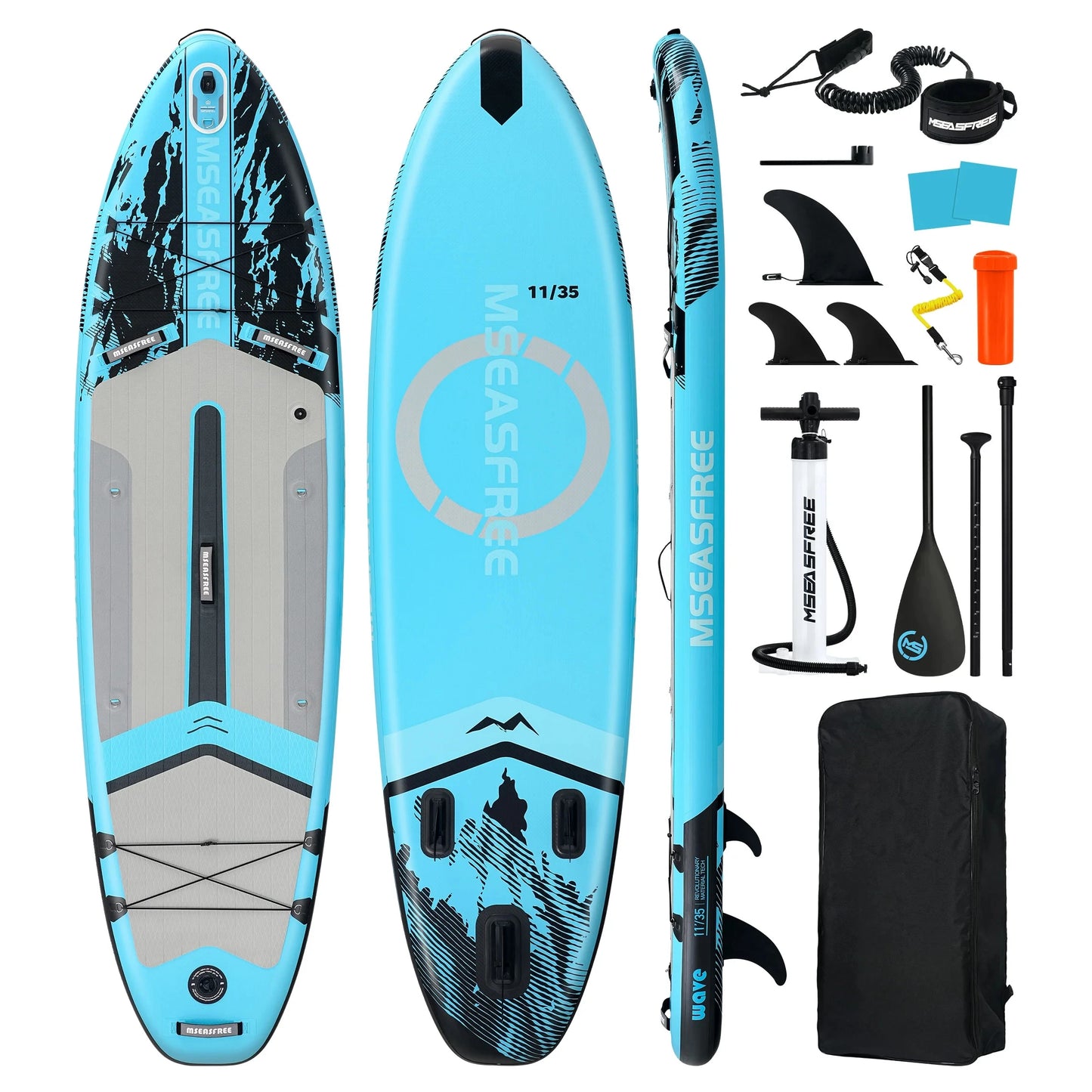 GENREEN Inflatable Stand Up Paddle Board For Youth And Adults