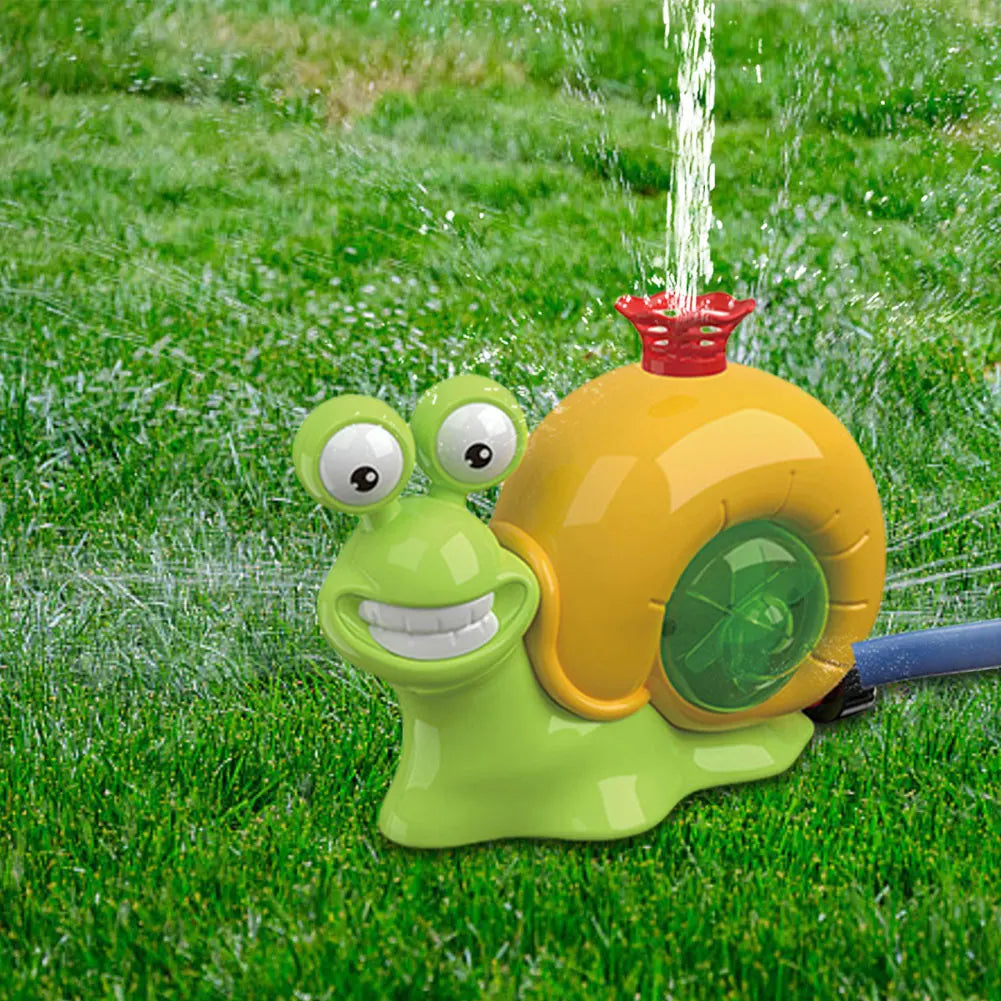 Shunmaii Cartoon Snail Water Sprinkler For Summer Backyard Fun