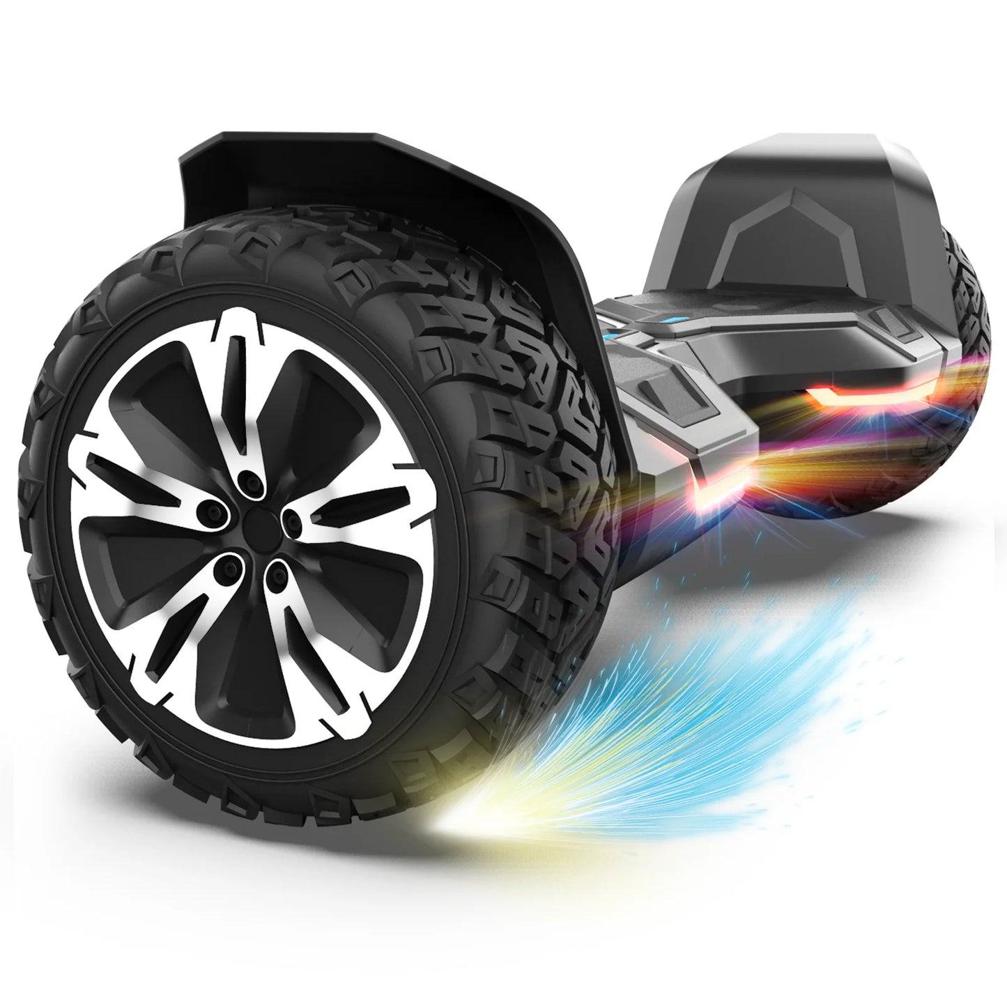 Gyroor All Terrain Hoverboard With Bluetooth Speakers And LED Lights