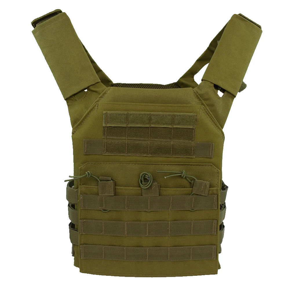 NONECN Nylon Tactical MOLLE Vest Carrier Outdoor Airsoft Hunting