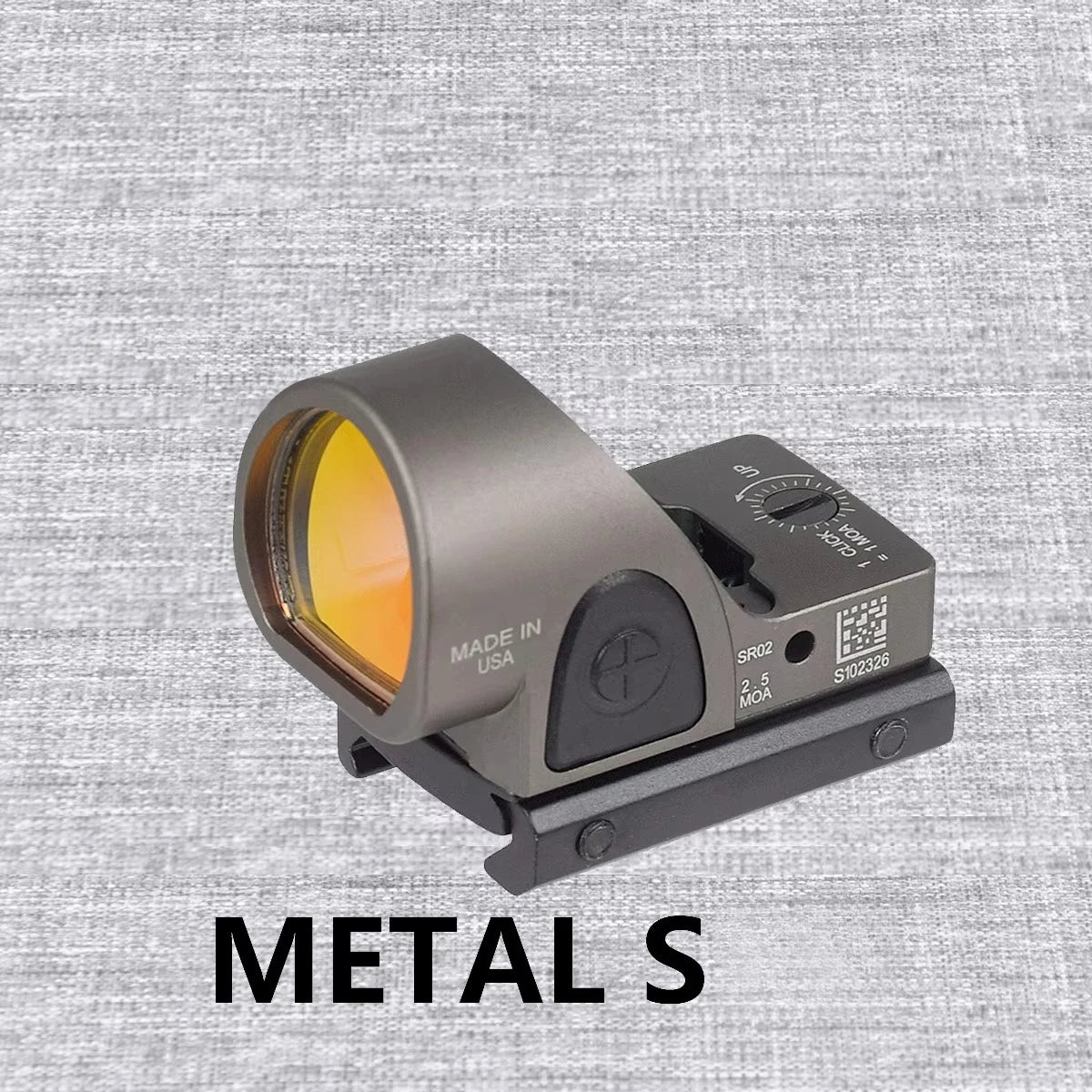 Tactical RM S Red Dot Sight Collimator Reflex For G17 Scope Optics Riflescope Fit Airsoft Weapons 20mm Rail Hunting