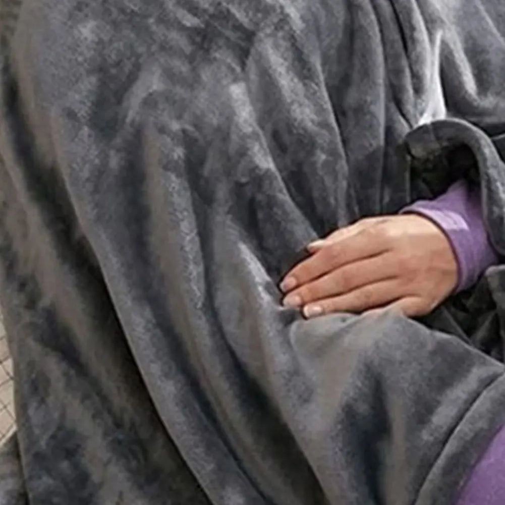 USB Heated Shawl 3 Heating Levels Fleece Heated Blanket Electric Warming Wrap for Women Men Rechargeable Battery Powered