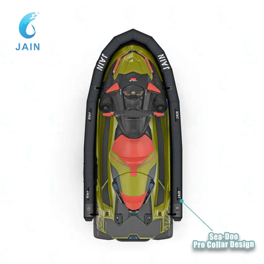 JAIN Inflatable Jet Ski Collar Pro PVC Buoy Rescue Kit