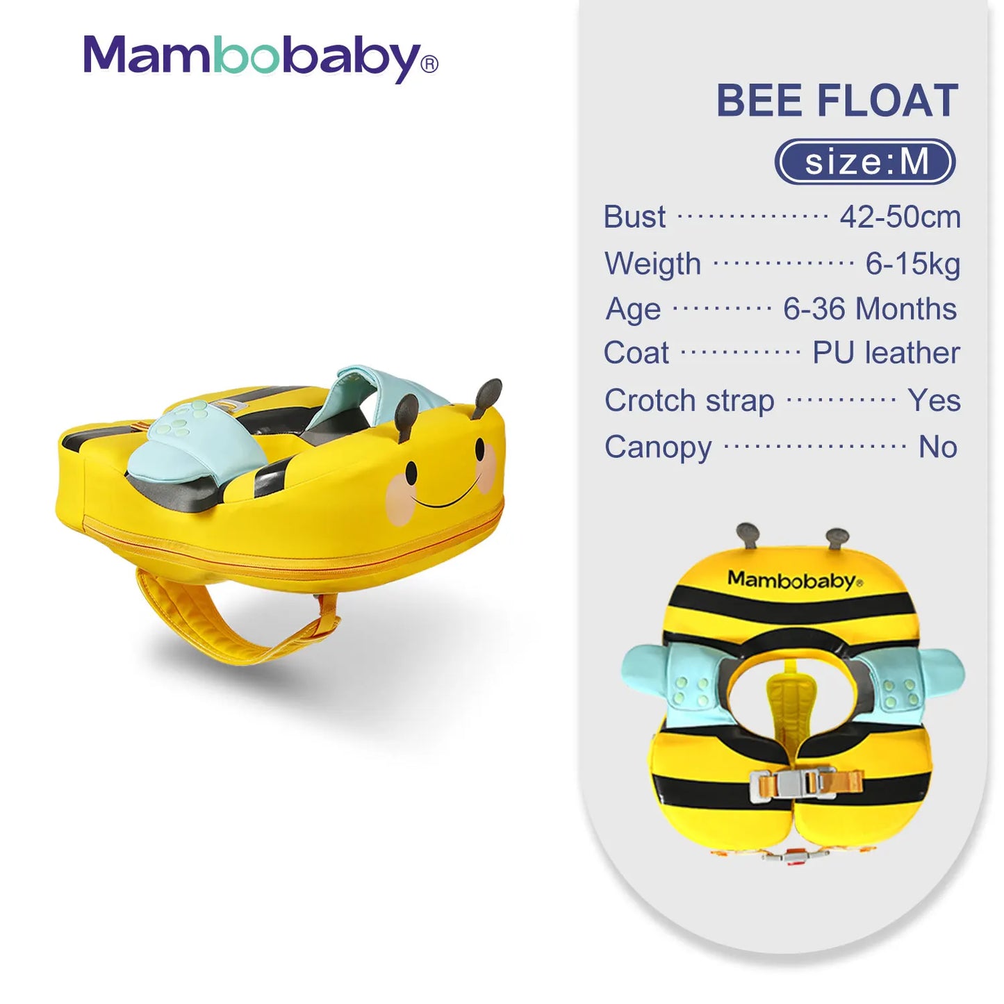 Mambobaby Baby Float Sunshade Ring For Pool