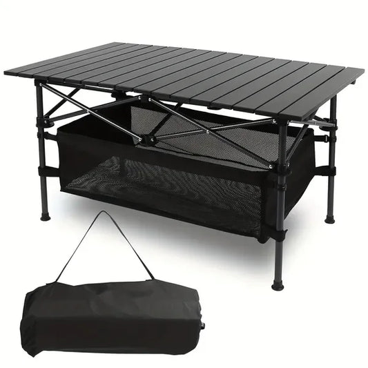 Ultra Compact Roll Up Beach Table For Camping And Picnics