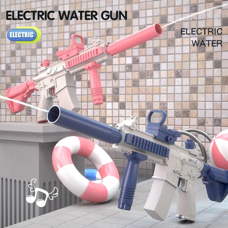 CONUSEA M416 Electric Water Gun Pistol Long Range Pool Toy