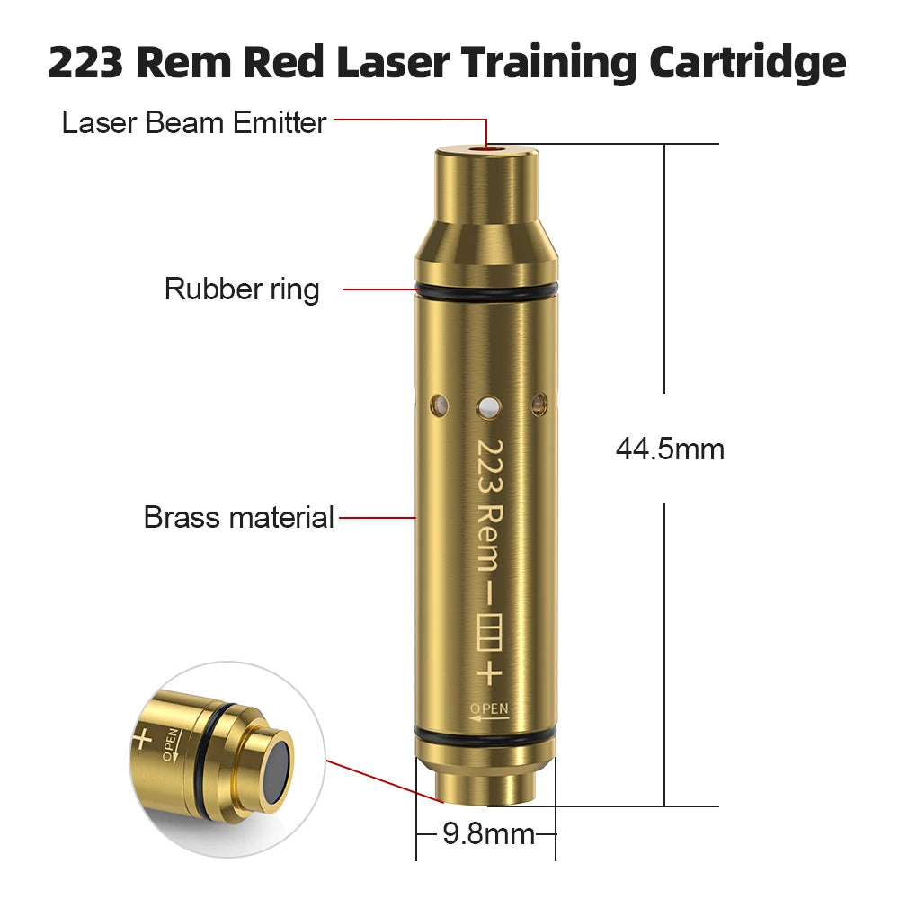 223 Laser Training Bullet Dry Fire Laser Trainer Cartridge