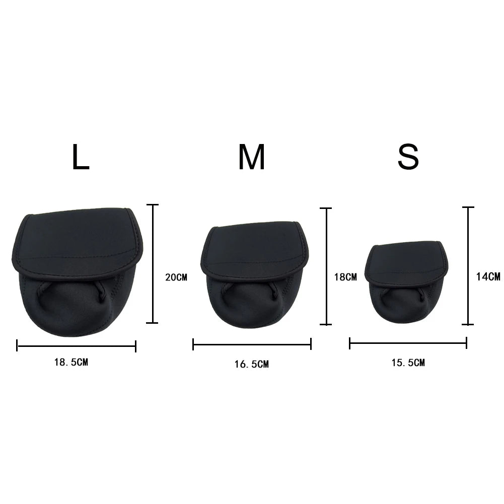 Shunmaii Portable Fishing Reel Bag Waterproof Neoprene Case