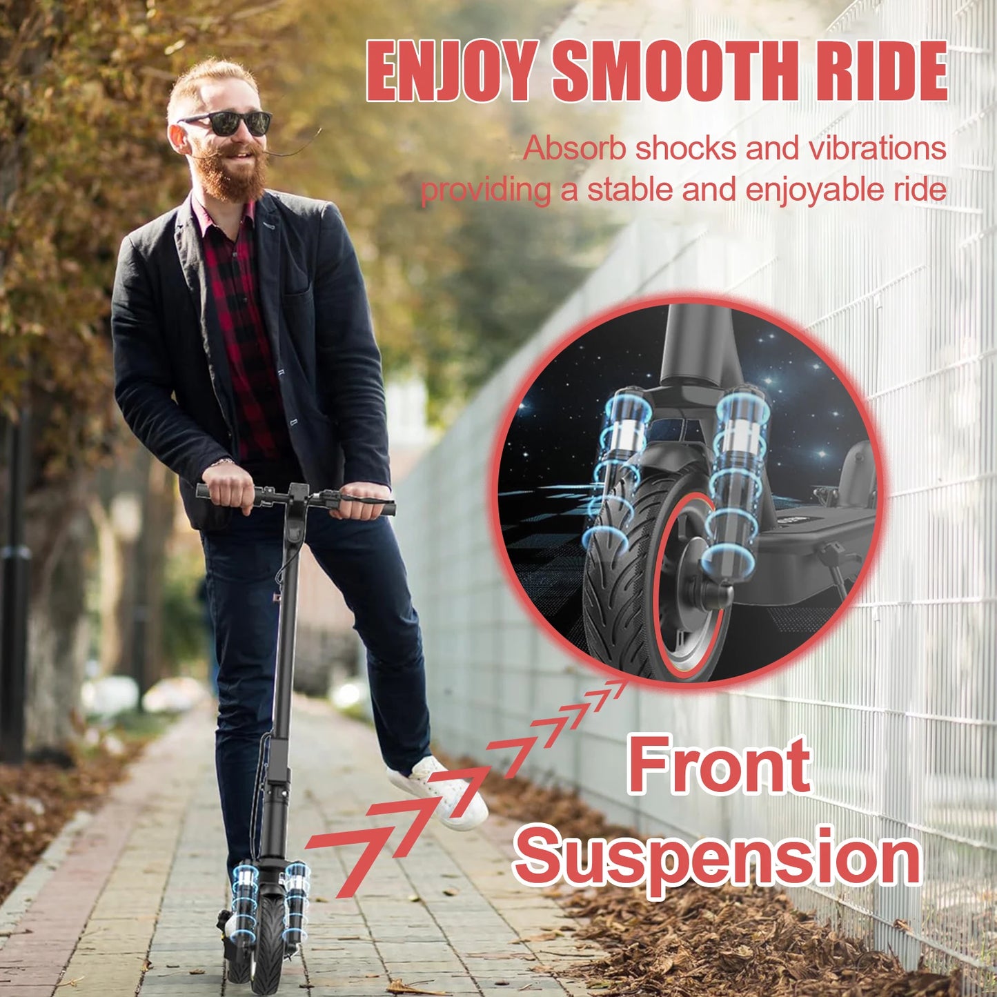 HEZZO G30 500W Dual Motor Electric Scooter Folding