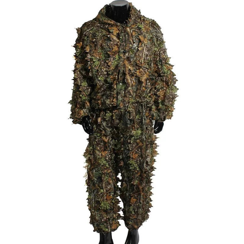 3D Ghillie Suit Tactical Outdoor Camouflage for Jungle Hunts
