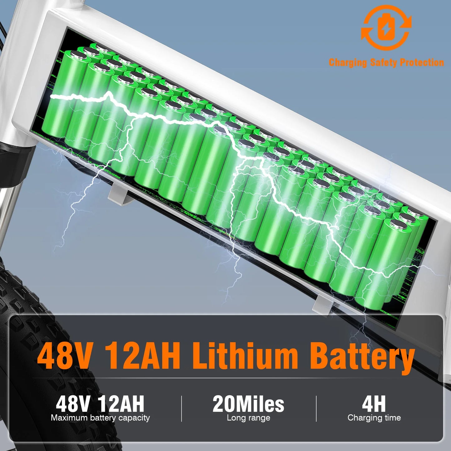 LELEKUAIFolded Electric Folding Bike 720W Peak 48V12Ah 20MPH Urban