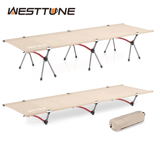 West Tune Camping Cot Ultralight Folding Bed for Outdoor Hiking
