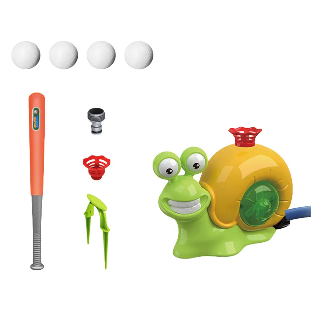Shunmaii Cartoon Snail Water Sprinkler For Summer Backyard Fun