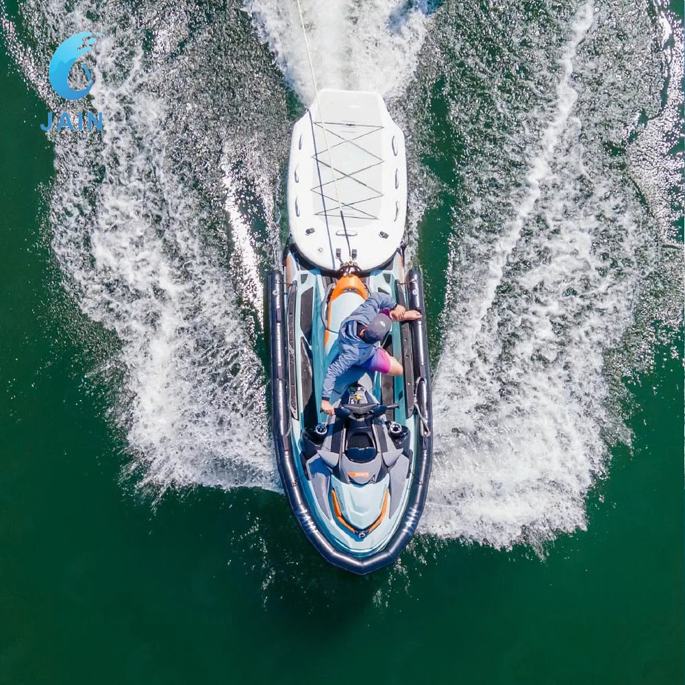 JAIN Inflatable Jet Ski Collar Pro PVC Buoy Rescue Kit