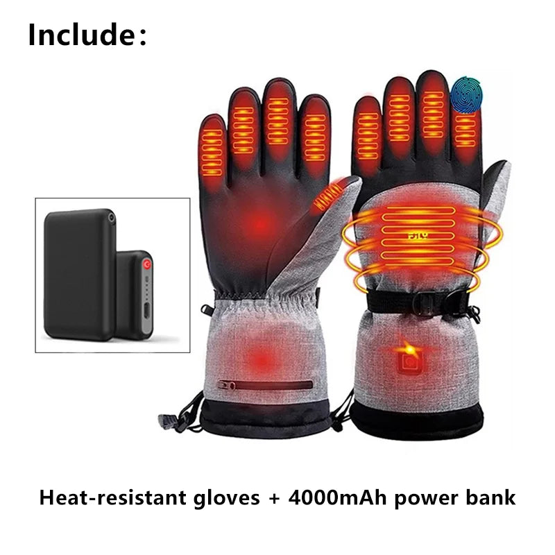 Guangdong Heated Gloves Electric Thermal Warmer Waterproof Outdoor Activities