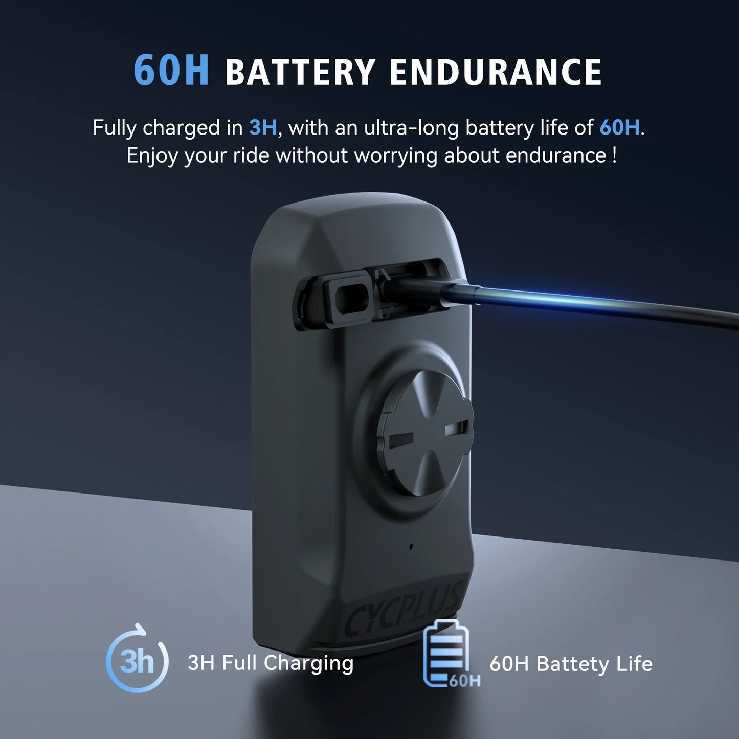 CYCPLUS M1 GPS Bicycle Computer With BLE 5.0 ANT Plus