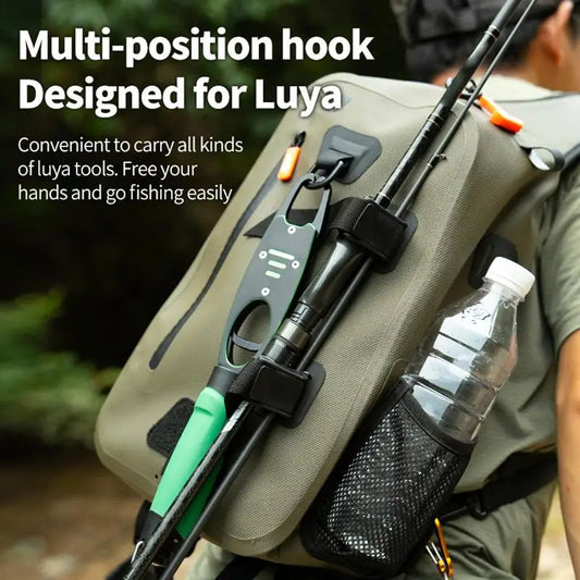 Waterproof Fishing Sling Bag Lightweight Chest Pack For Outdoors