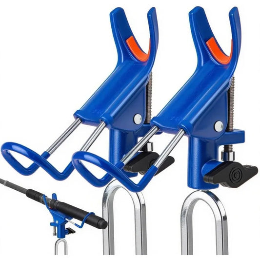 Fold Fishing Rod Holder Ground Pole 360 Degree Adjustable