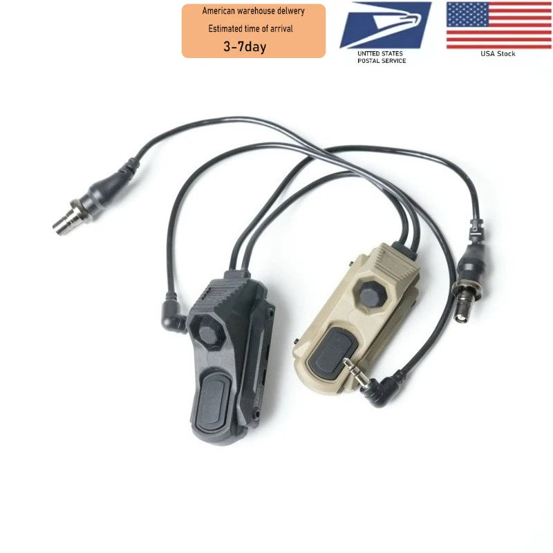 Tactical Dual Remote Pressure Switch for Picatinny Rails