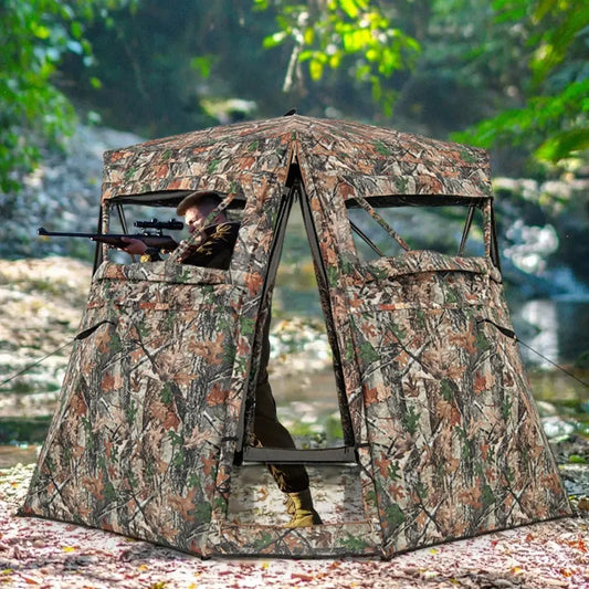360 Degree See Through Ground Hunting Blind Deer And Turkey