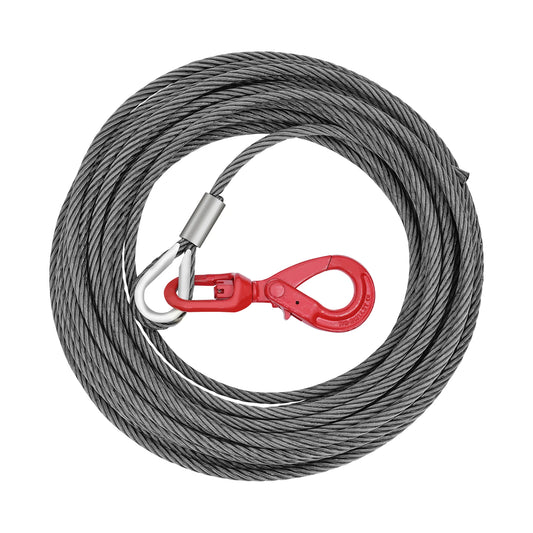 Hign Concerned Heavy Duty Winch Cable With Hook For Lifting