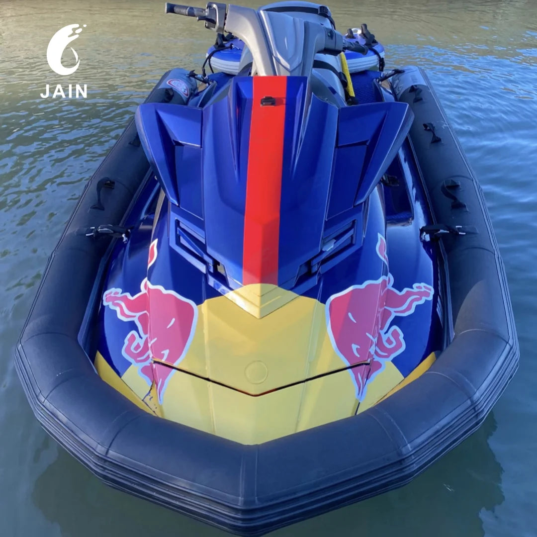JAIN Inflatable Jet Ski Collar Pro PVC Buoy Rescue Kit