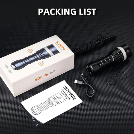 Sofirn SD08 Scuba 3200lm Diving Flashlight SST70 LED 21700