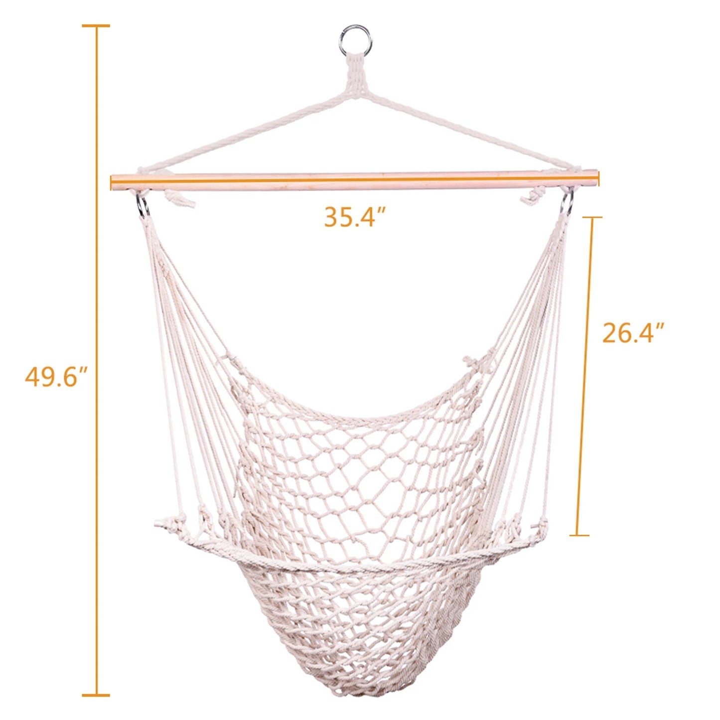 General Use Nordic Style Hammock Hanging Chair for Indoor Outdoor